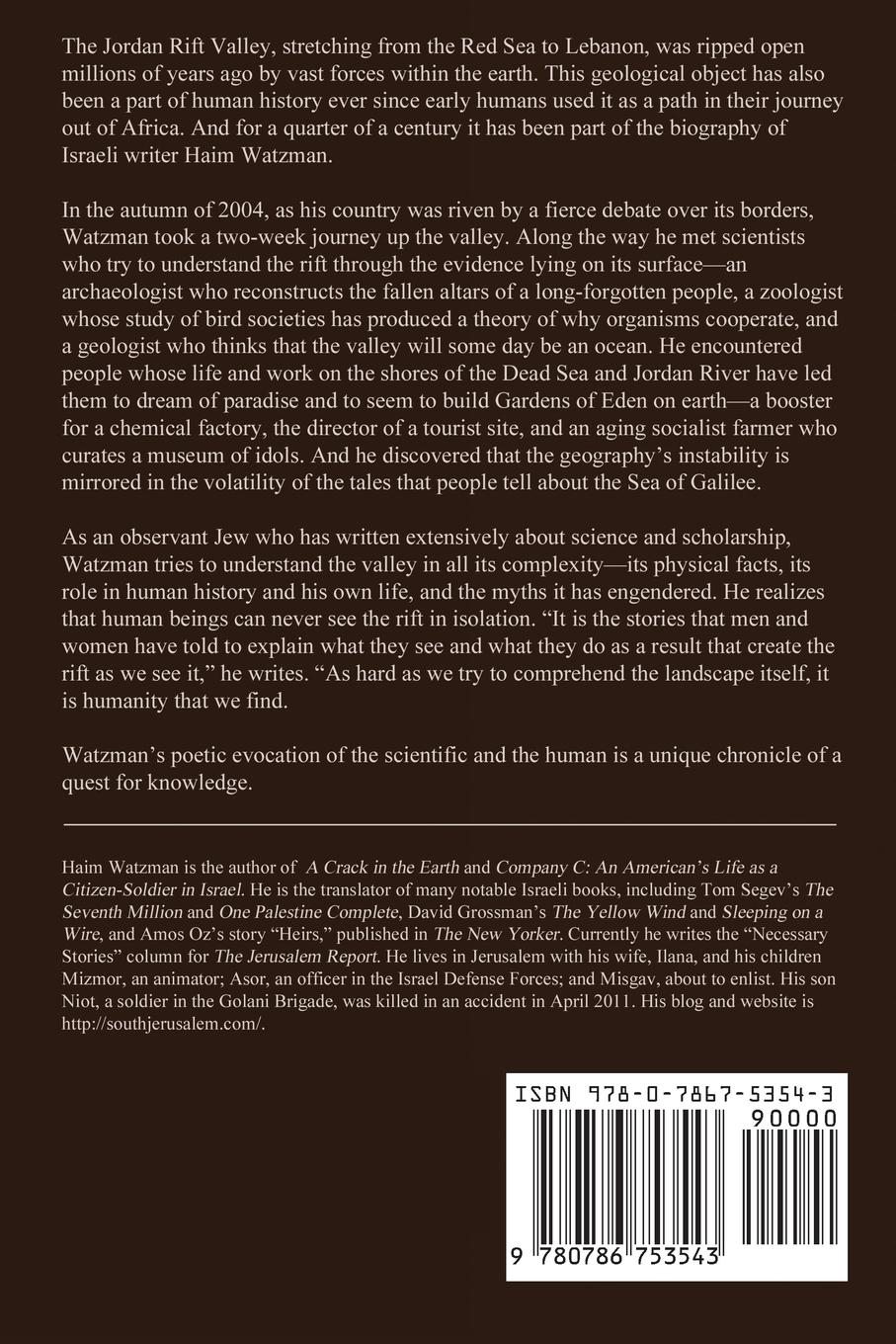 Rückseitencover A Crack in the Earth