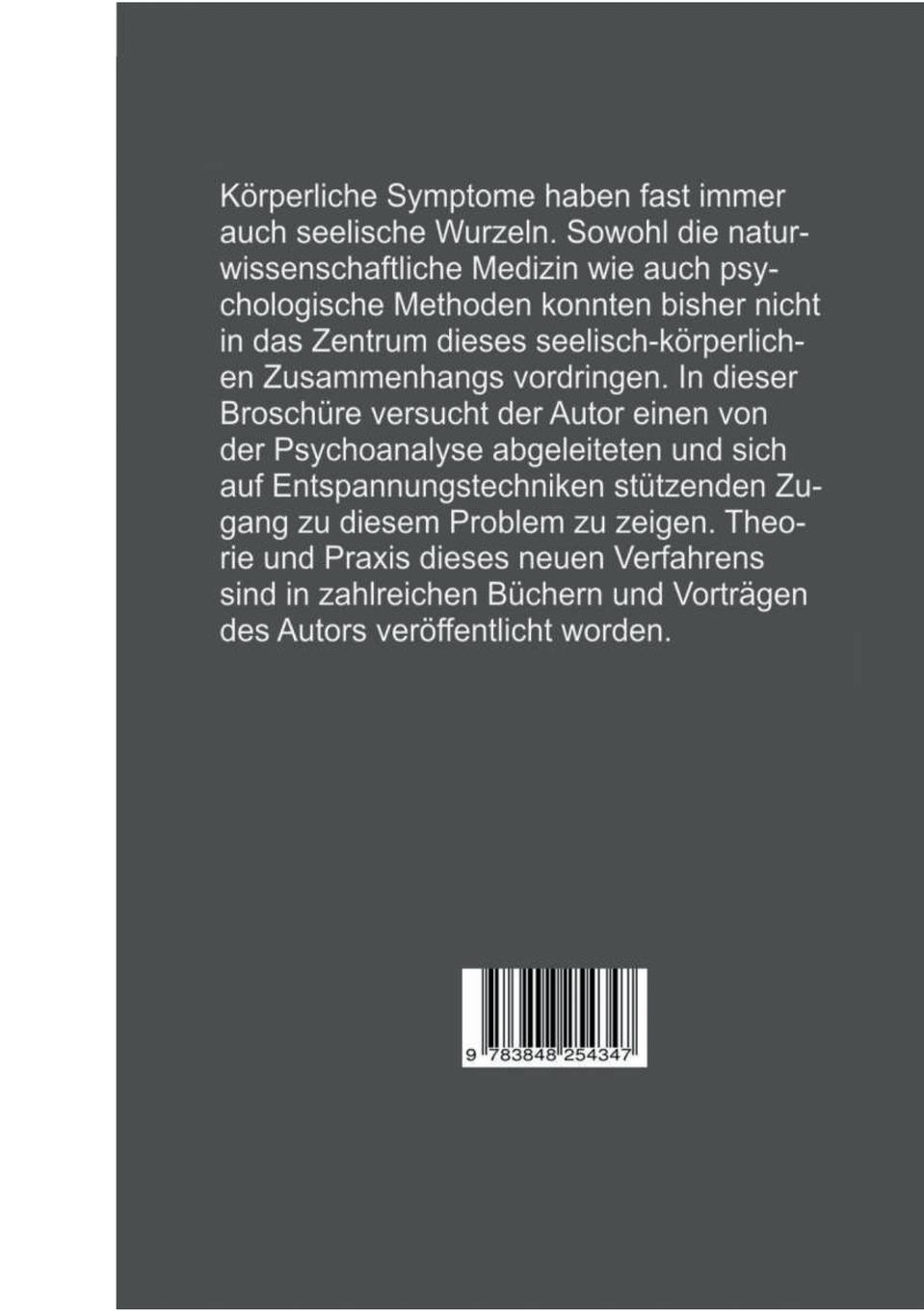 Rückseitencover Die körperlich kranke Seele II