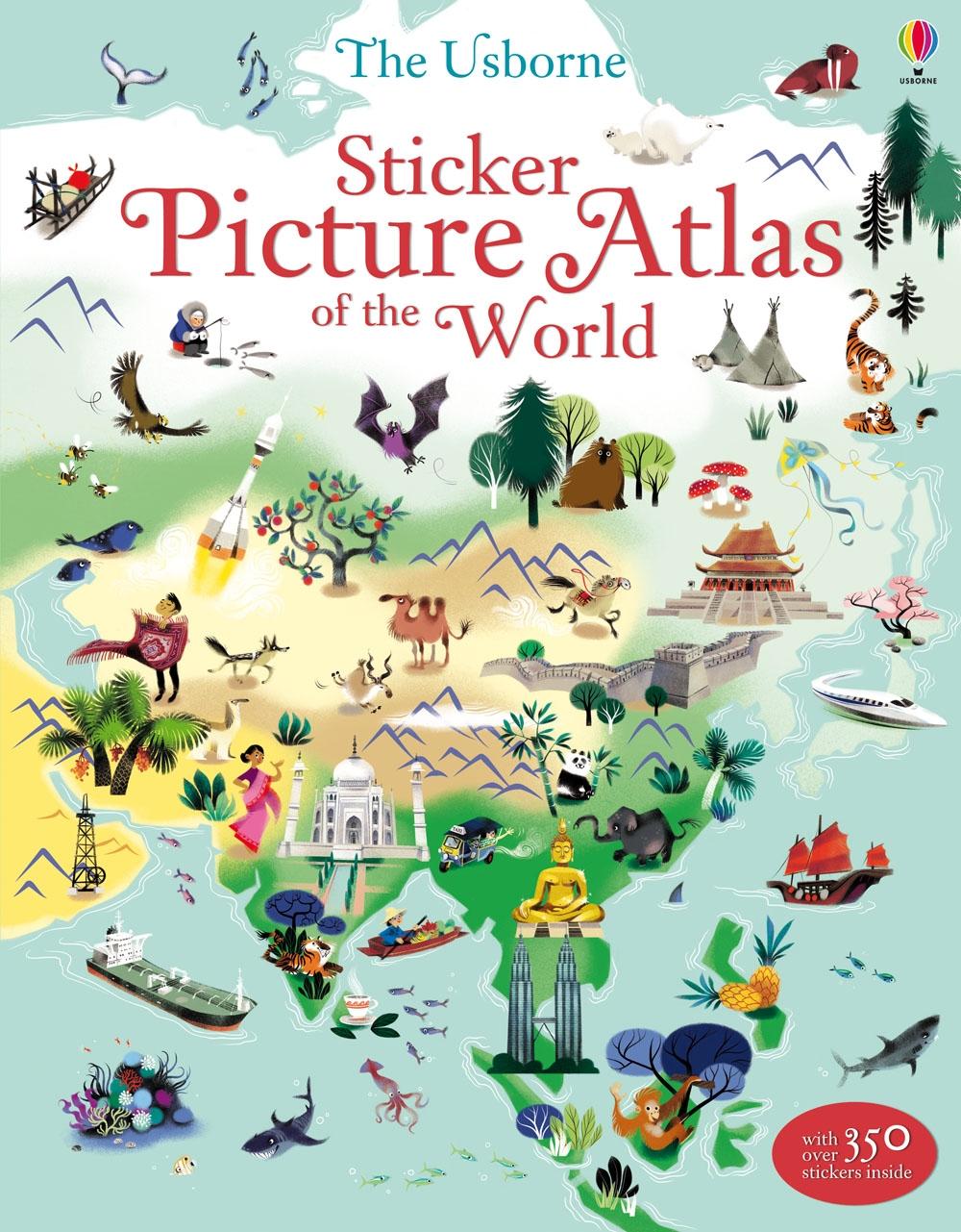 Vorderes Coverbild Sticker Picture Atlas of the World