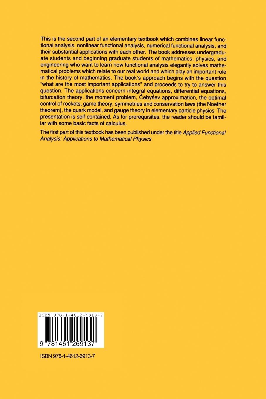 Rückseitencover Applied Functional Analysis