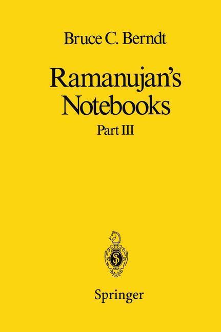 Beispielinhalt (Bild) Ramanujan's Notebooks