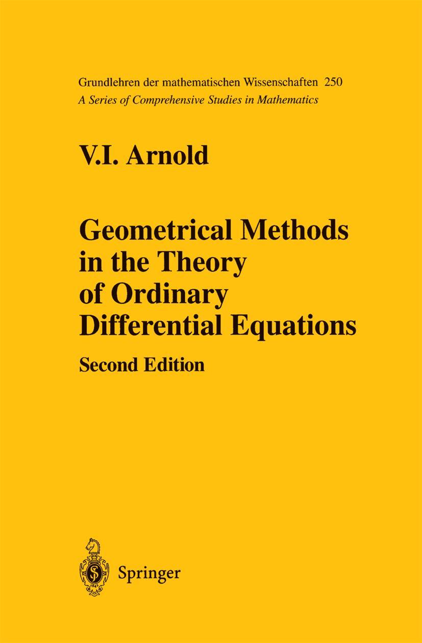 Vorderes Coverbild Geometrical Methods in the Theory of Ordinary Differential Equations
