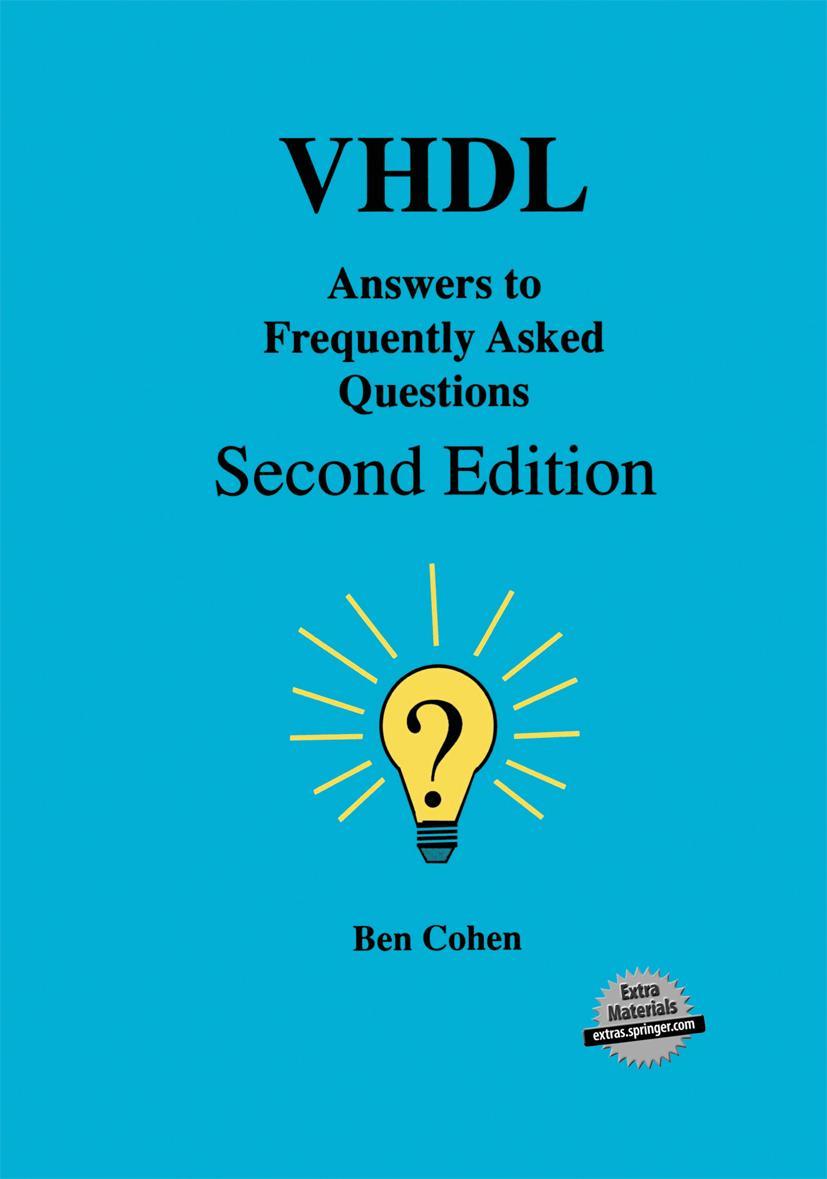 Vorderes Coverbild VHDL Answers to Frequently Asked Questions