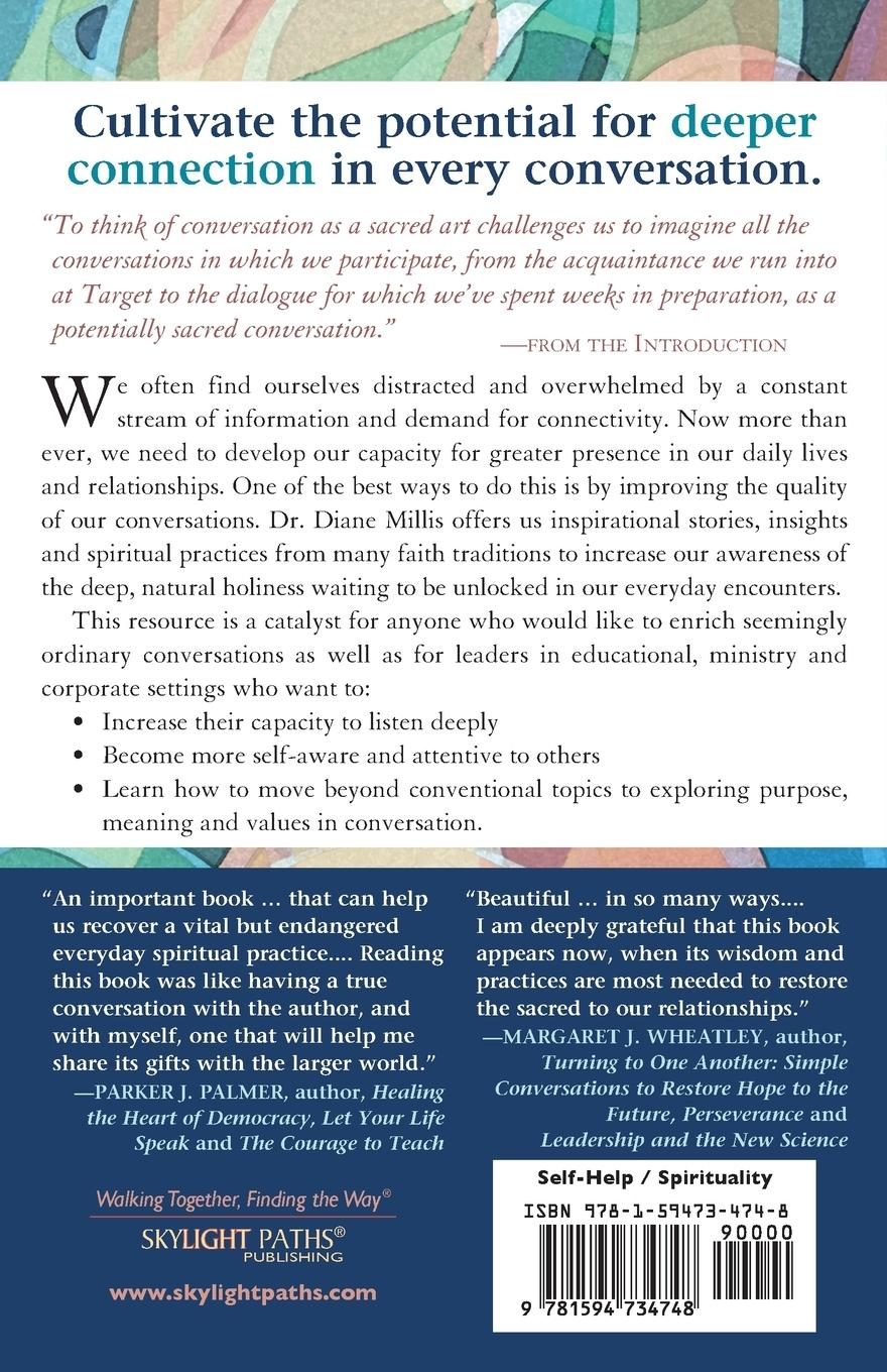 Rückseitencover Conversation-The Sacred Art