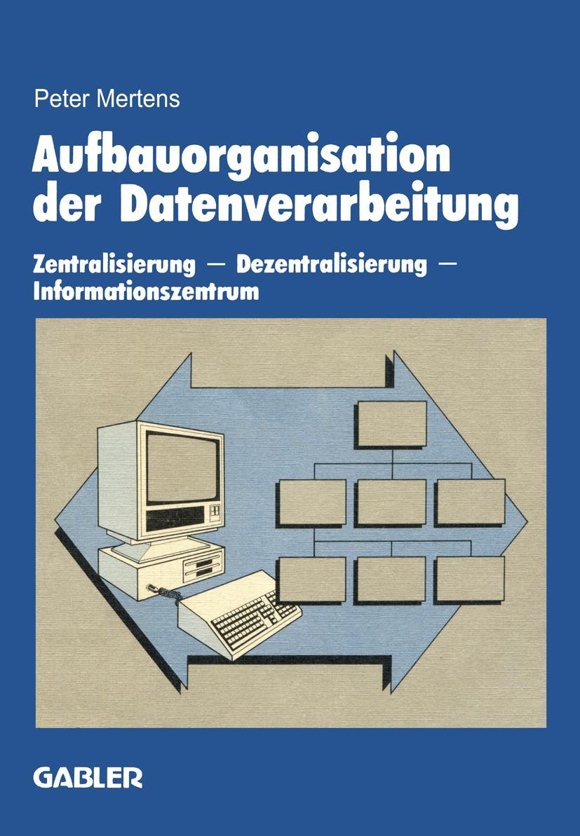 Vorderes Coverbild Aufbauorganisation der Datenverarbeitung