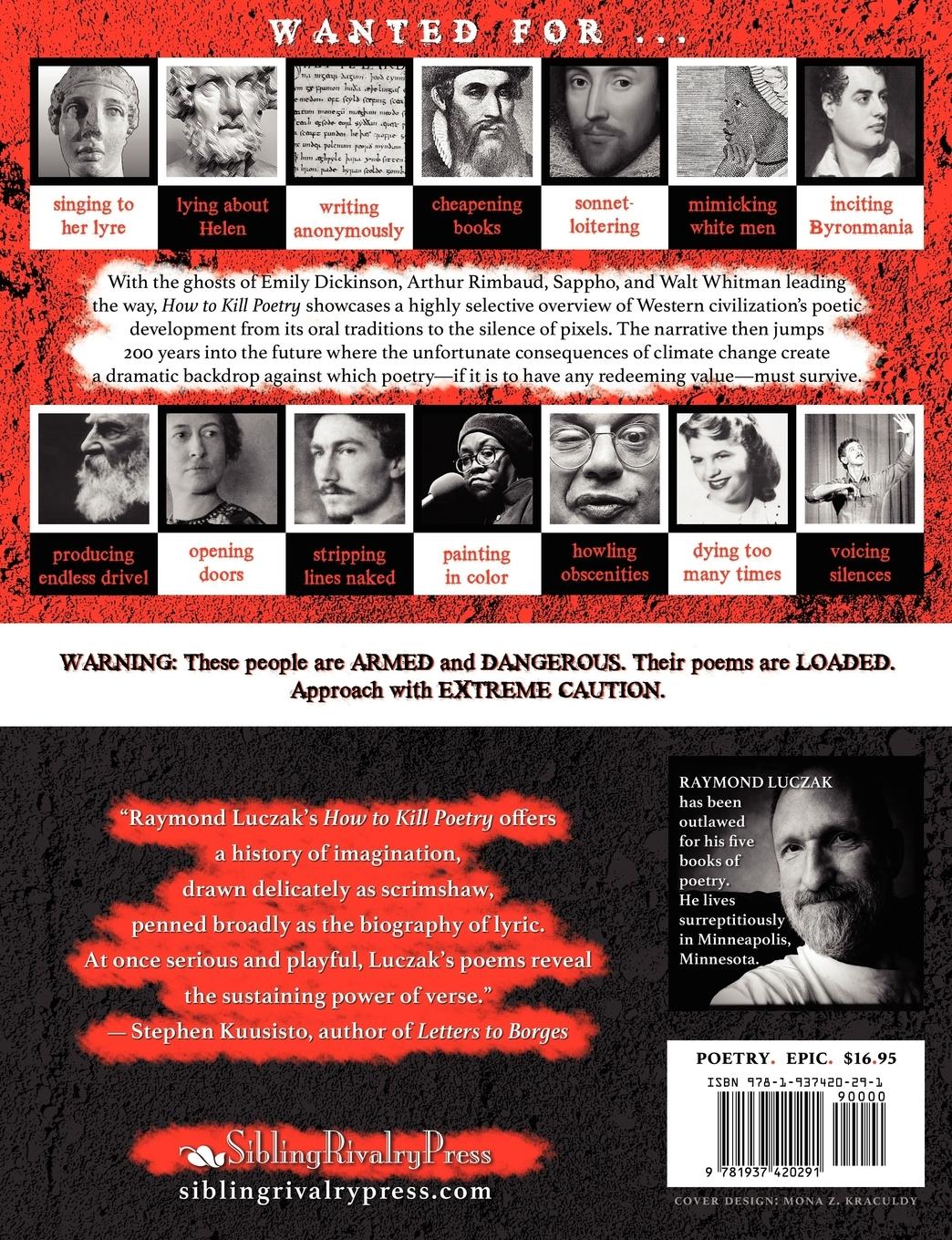 Rückseitencover How to Kill Poetry