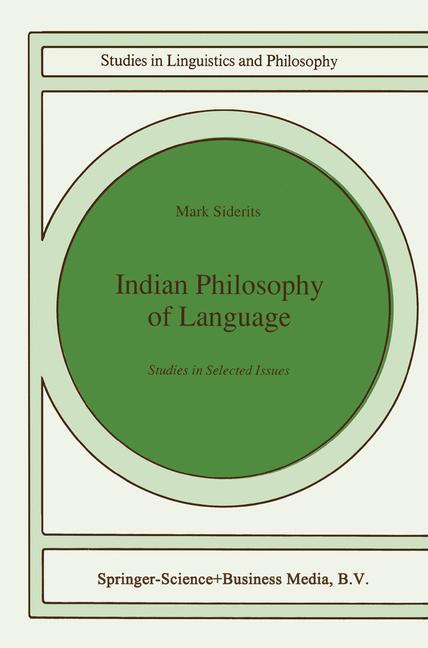 Vorderes Coverbild Indian Philosophy of Language