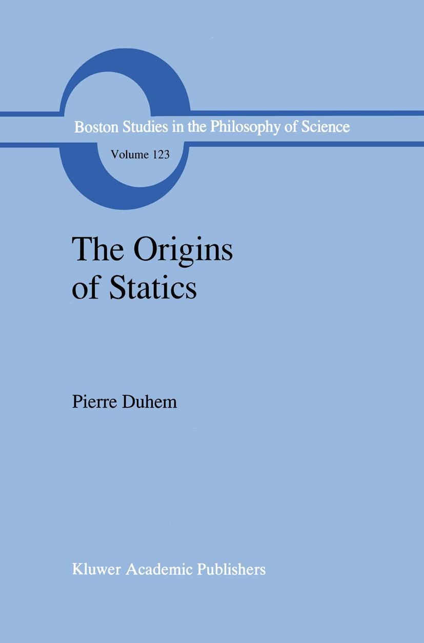 Vorderes Coverbild The Origins of Statics