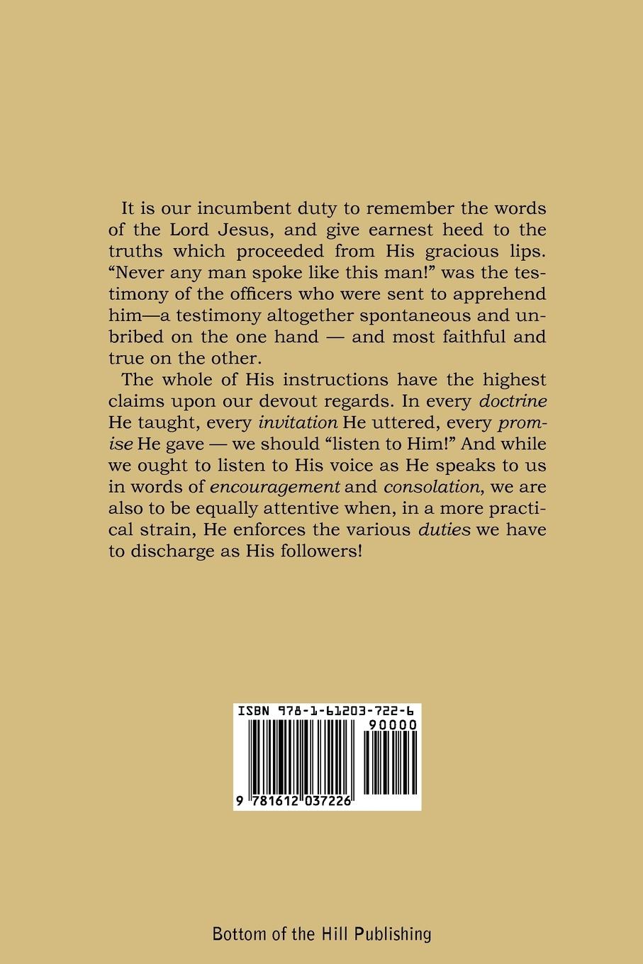 Rückseitencover The John Macduff Collection - Volume I, Insights on Jesus