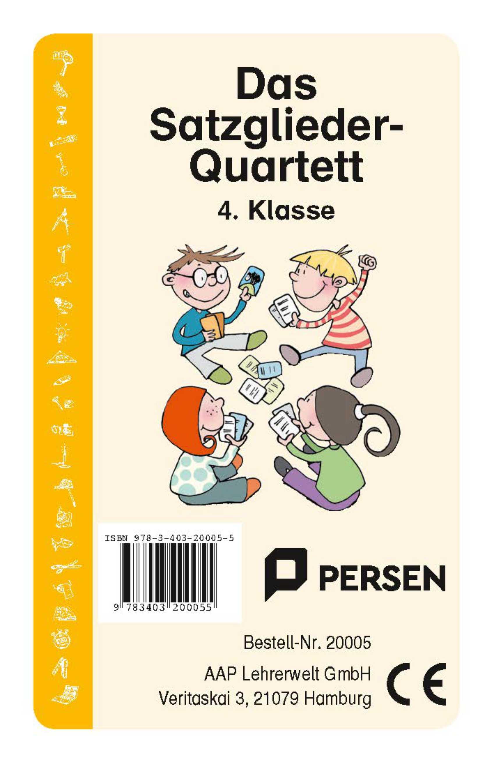 Vorderes Coverbild Das Satzglieder-Quartett