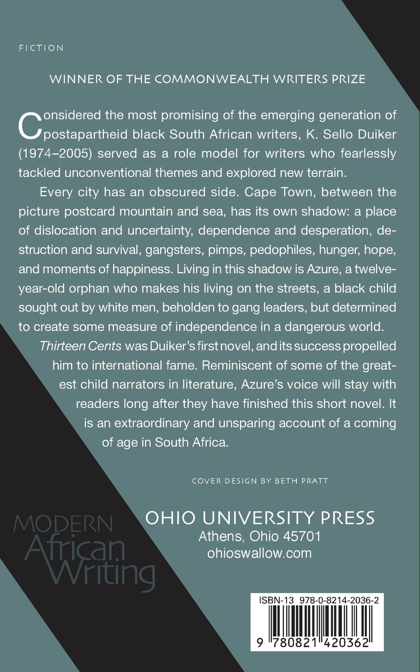 Rückseitencover Thirteen Cents