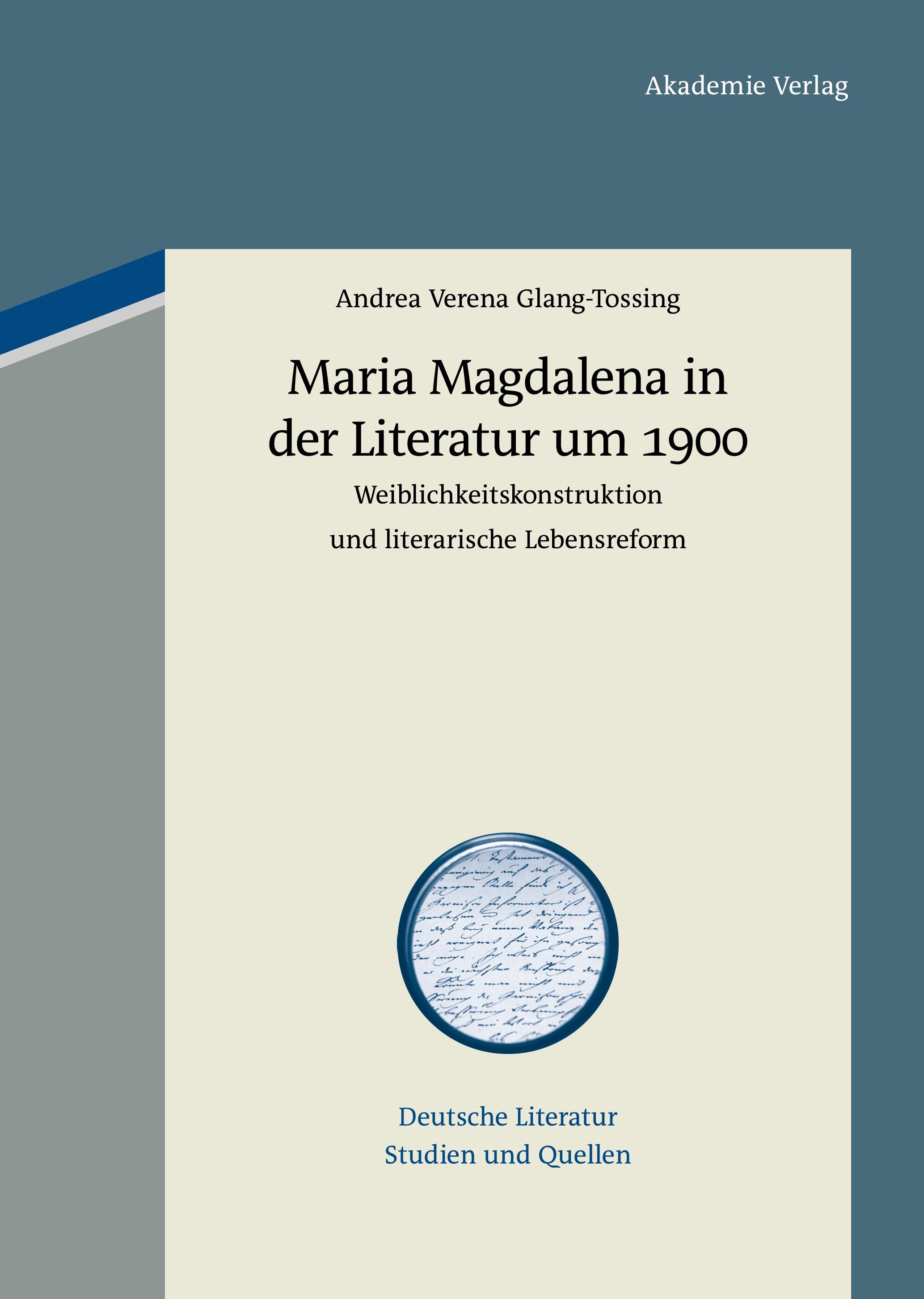 Vorderes Coverbild Maria Magdalena in der Literatur um 1900