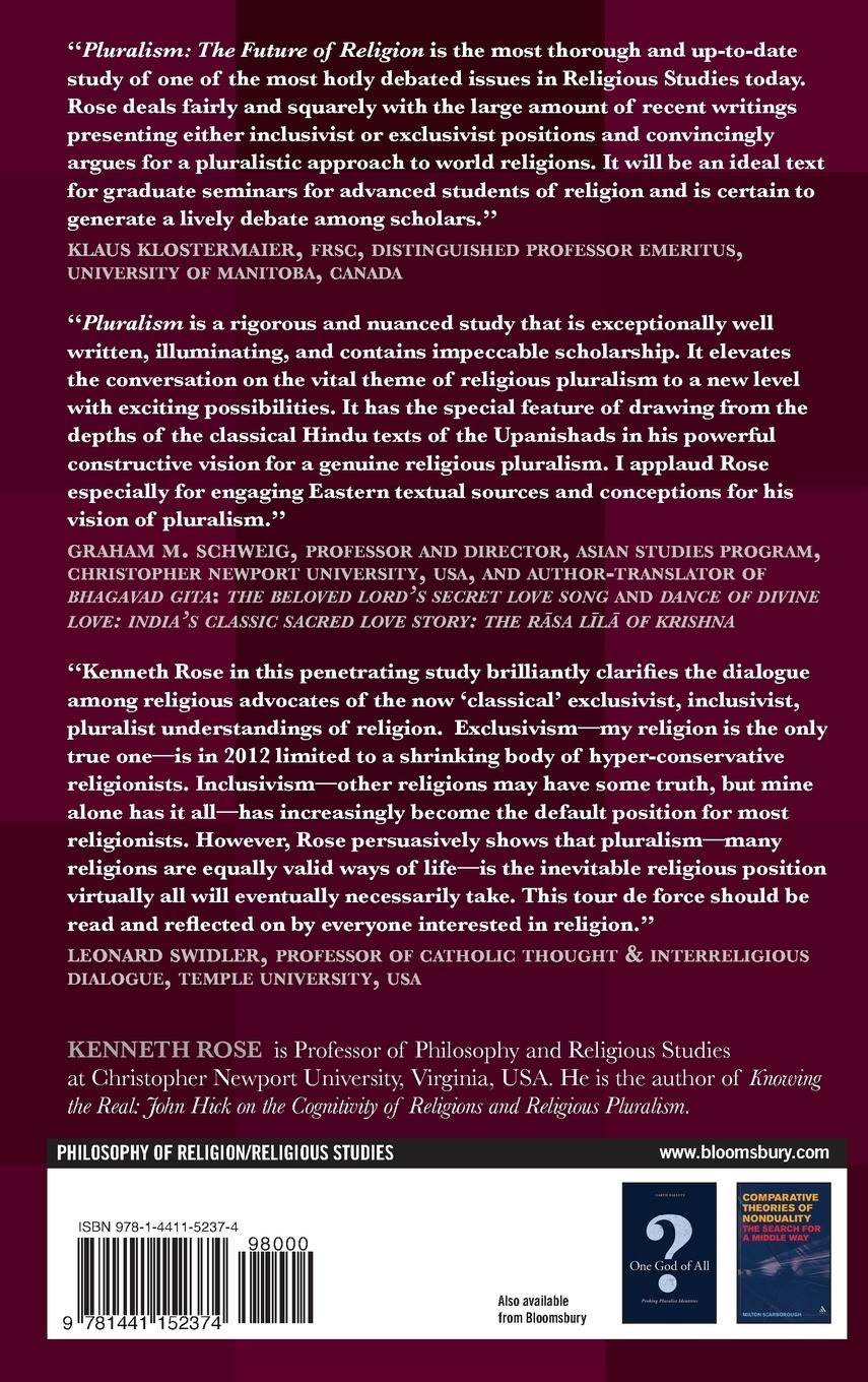 Rückseitencover Pluralism