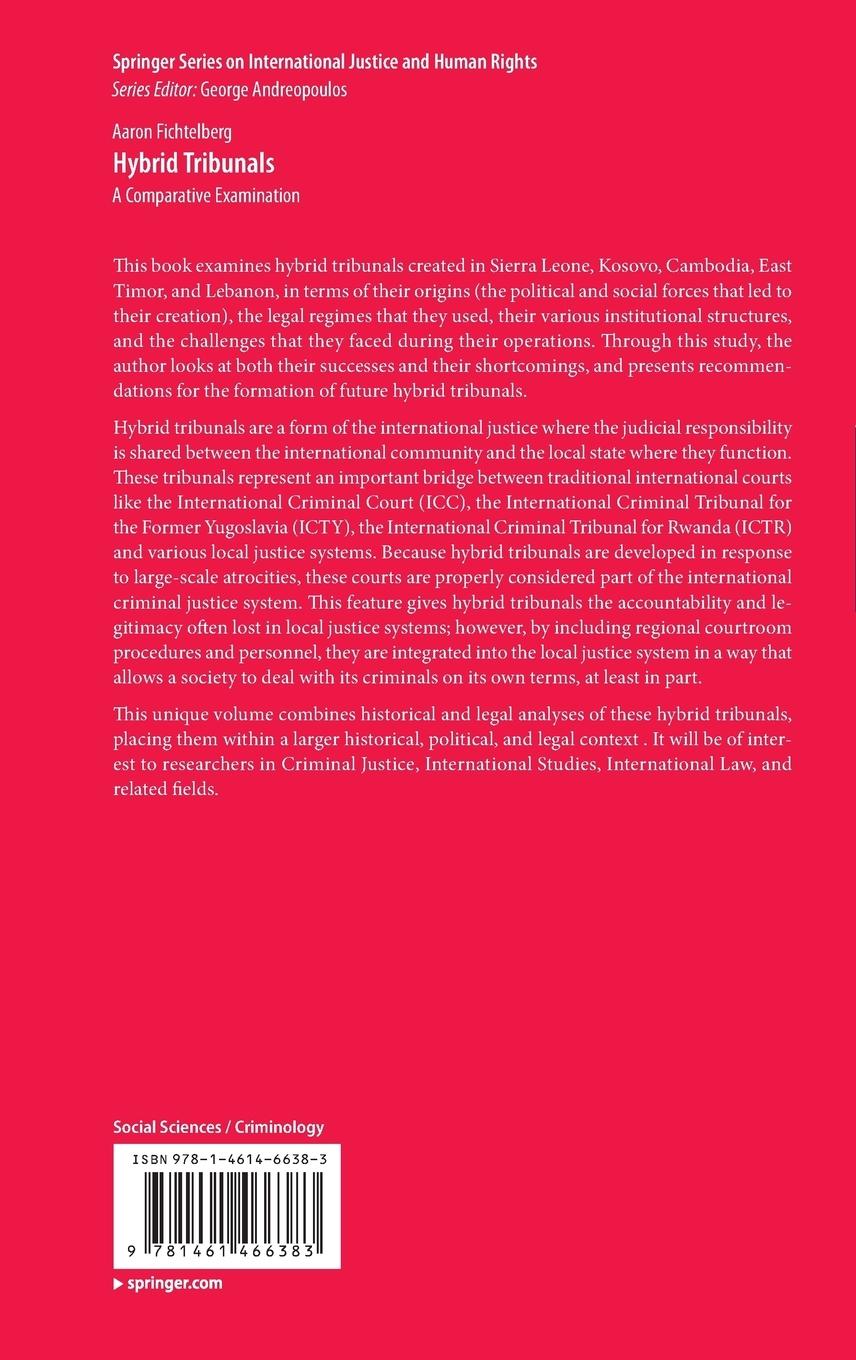 Rückseitencover Hybrid Tribunals