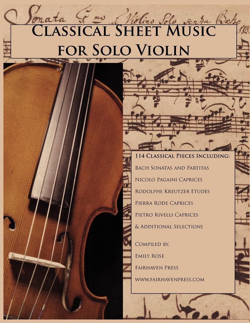 Vorderes Coverbild Classical Sheet Music for Solo Violin