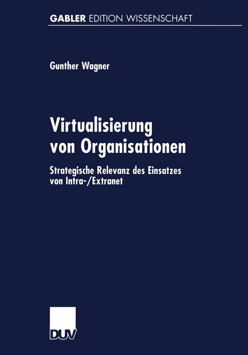 Vorderes Coverbild Virtualisierung von Organisationen
