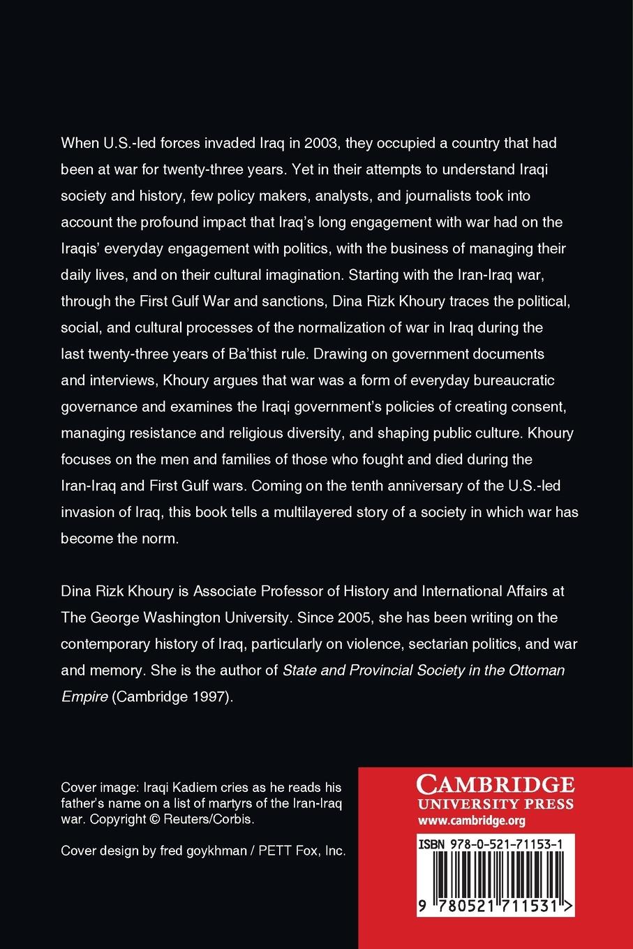 Rückseitencover Iraq in Wartime