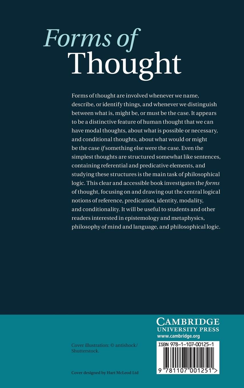 Rückseitencover Forms of Thought