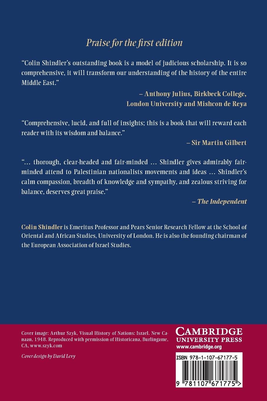 Rückseitencover A History of Modern Israel