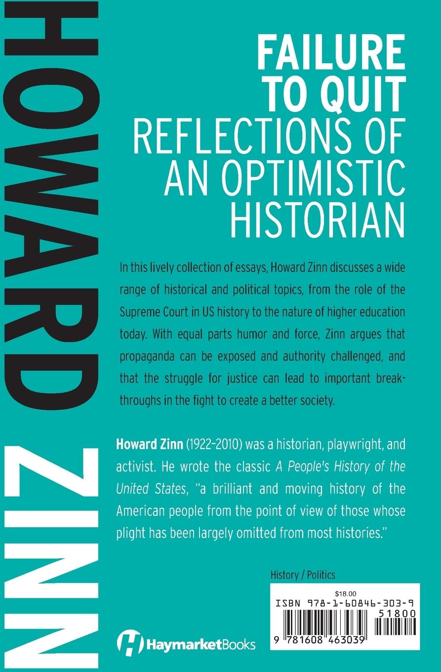 Rückseitencover Failure to Quit