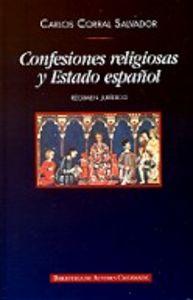 Vorderes Coverbild Confesiones religiosas y Estado español : régimen jurídico