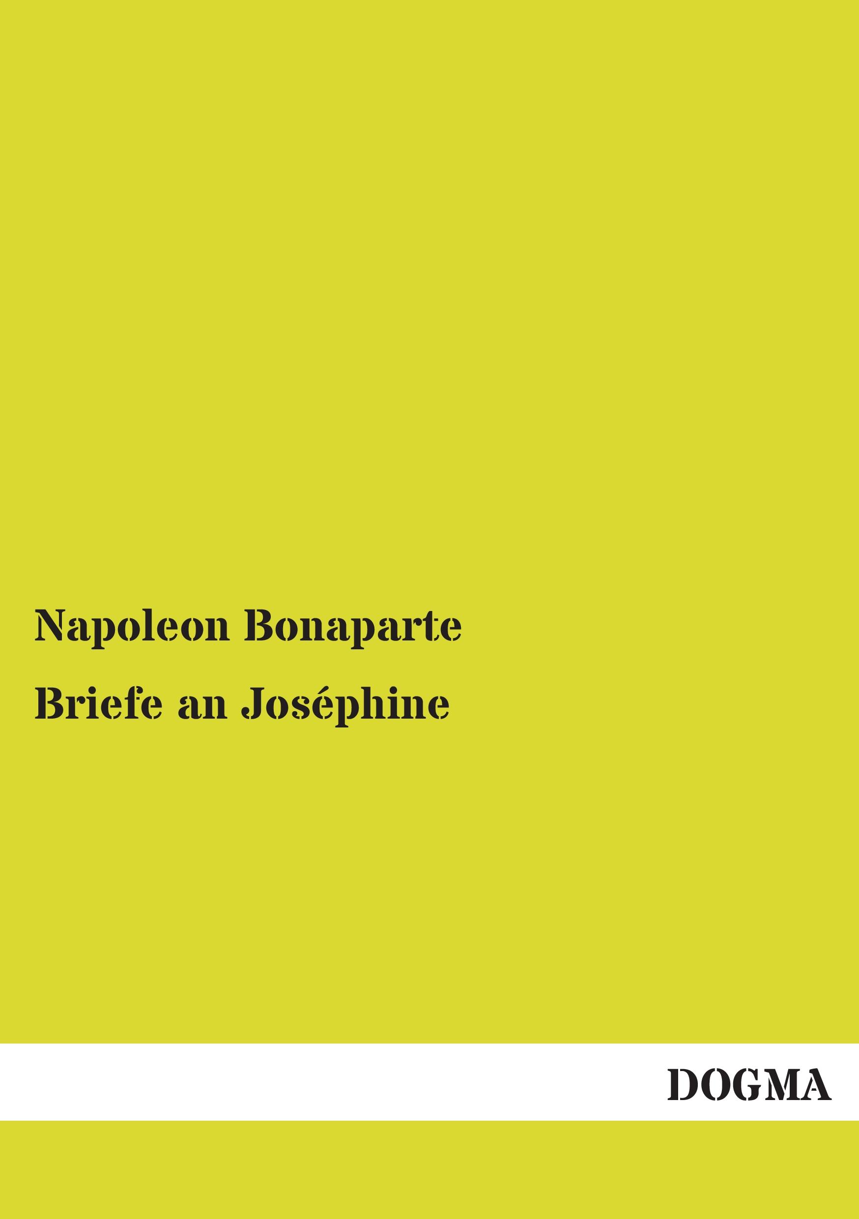 Vorderes Coverbild Briefe an Joséphine
