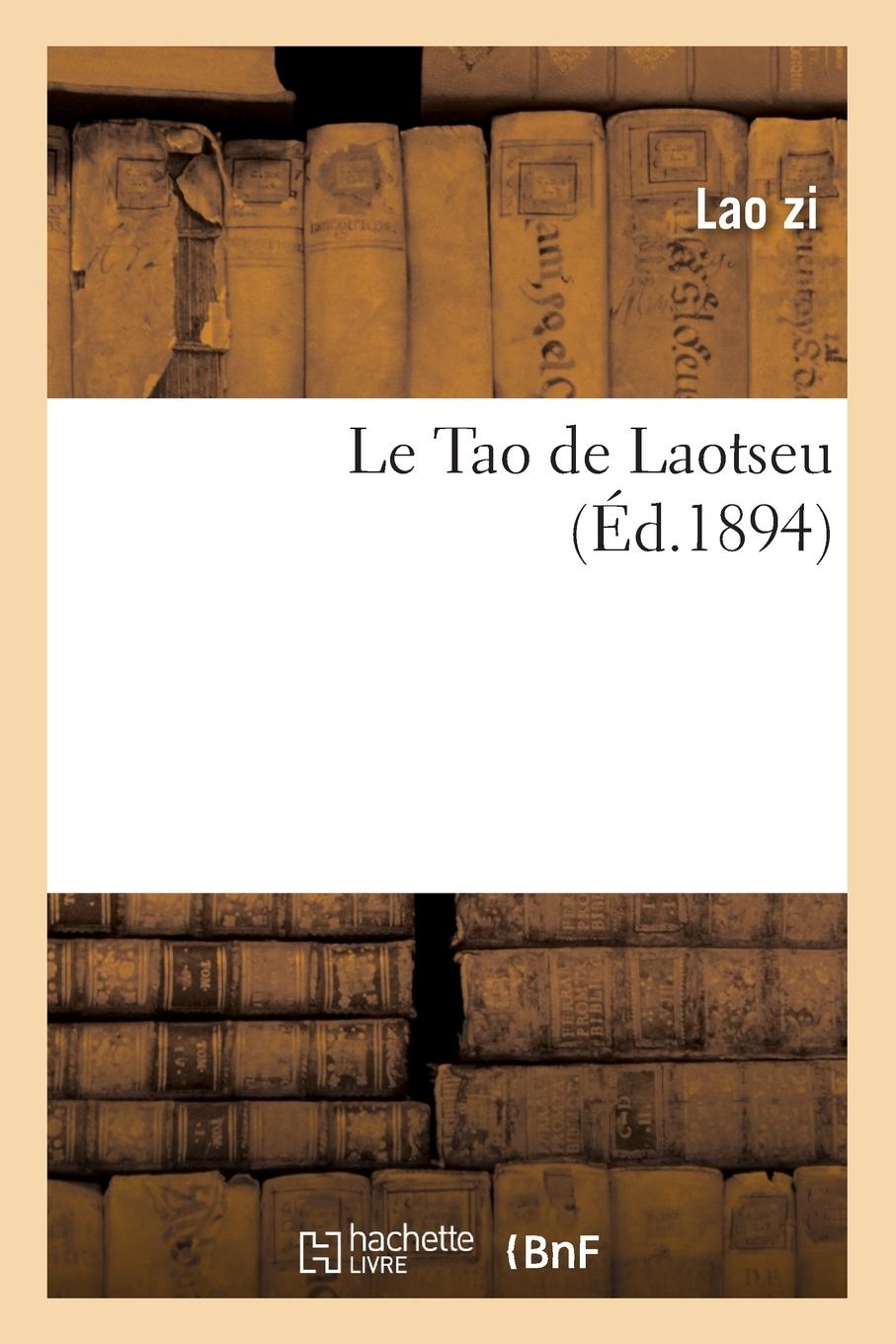 Vorderes Coverbild Le Tao de Laotseu (Éd.1894)