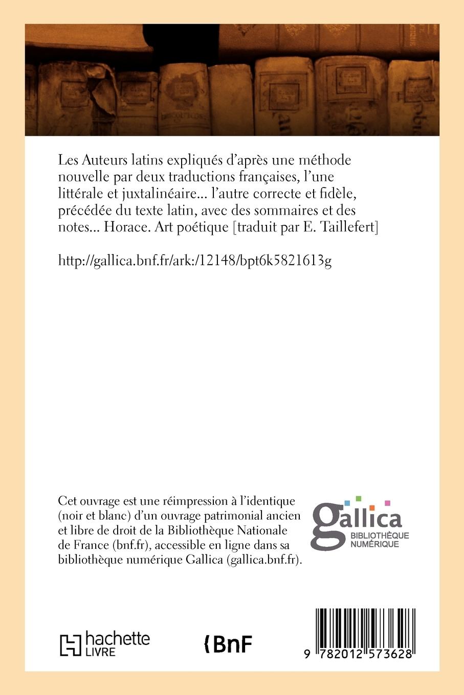 Rückseitencover Les Auteurs Latins Expliqués d'Après Une Méthode Nouvelle (Éd.1845)