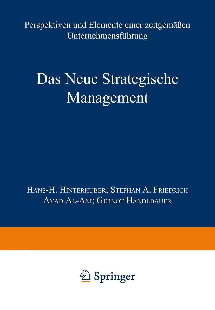 Vorderes Coverbild Das Neue Strategische Management