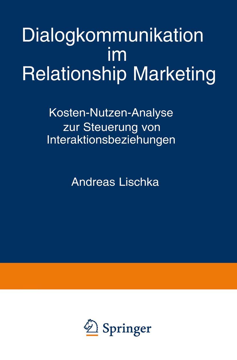 Vorderes Coverbild Dialogkommunikation im Relationship Marketing