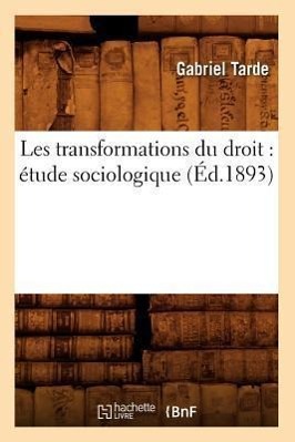Vorderes Coverbild Les transformations du droit