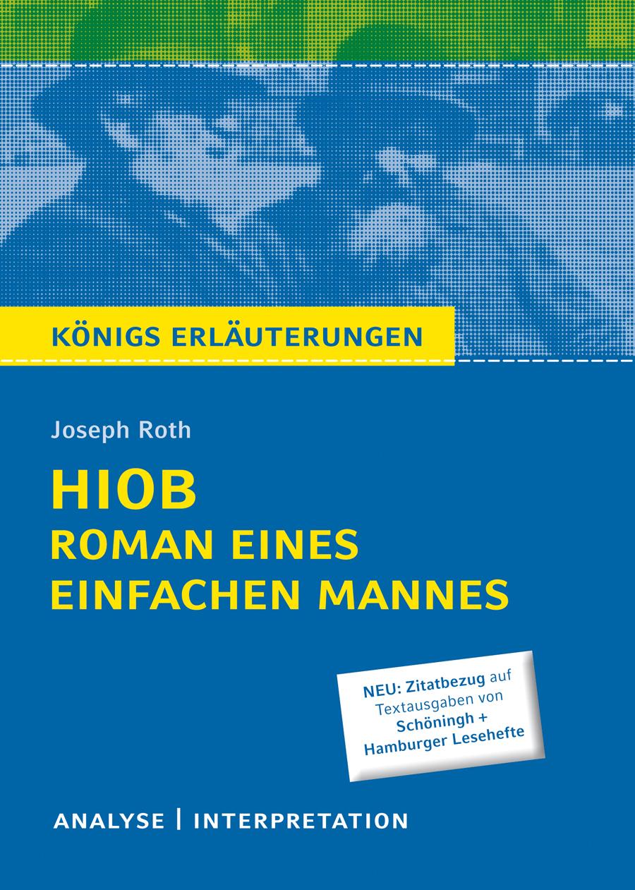 Vorderes Coverbild Hiob. Roman eines einfachen Mannes von Joseph Roth - Königs Erläuterungen.