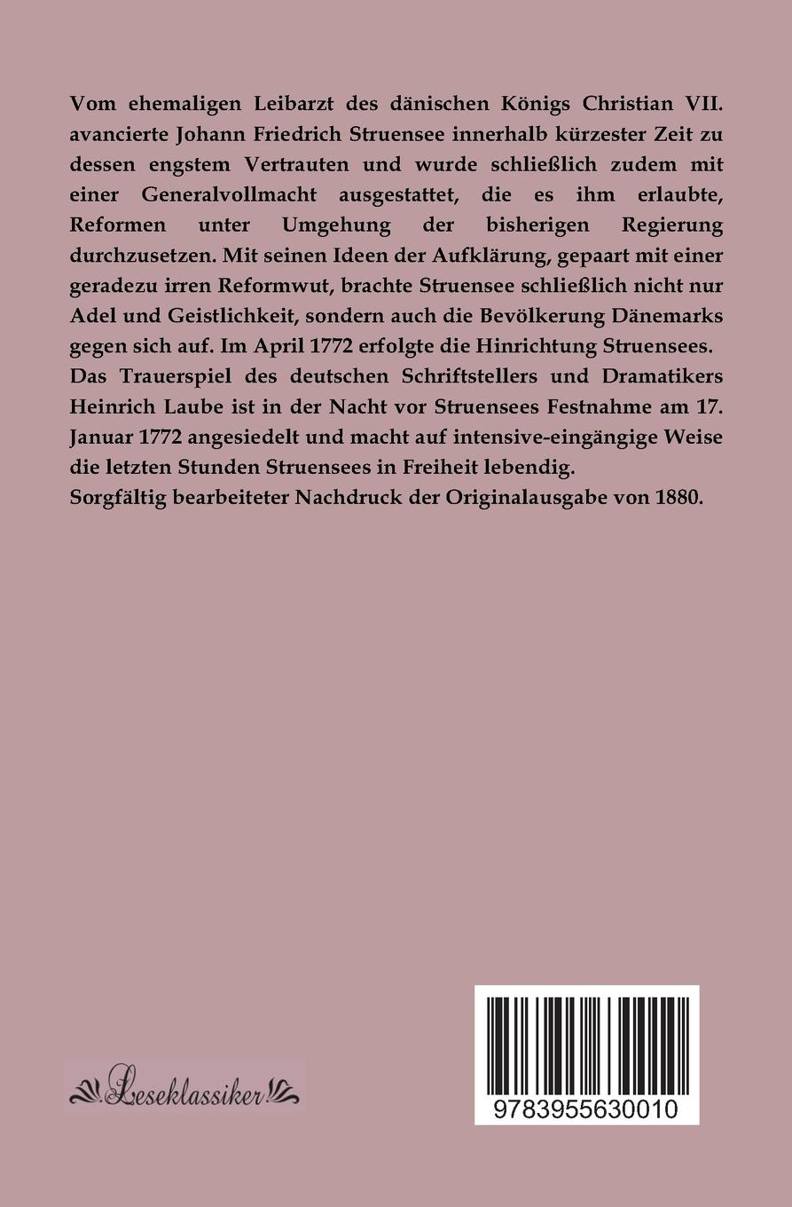 Rückseitencover Struensee