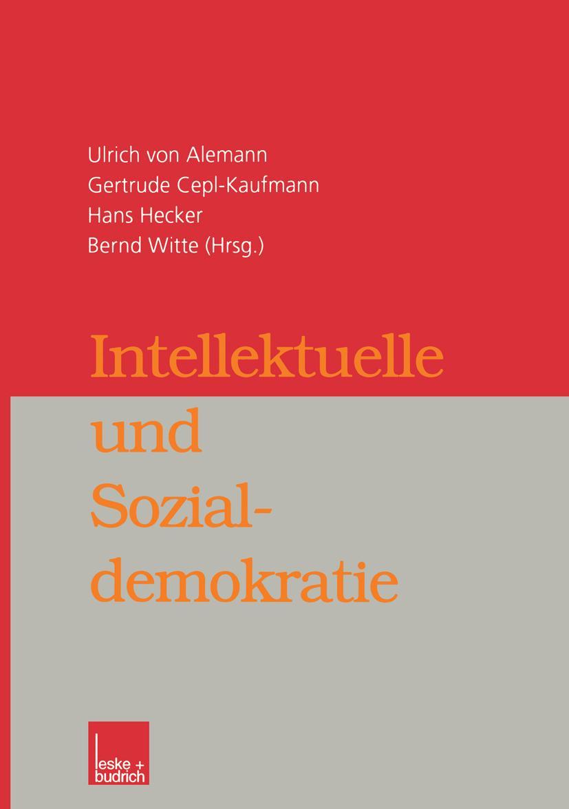 Vorderes Coverbild Intellektuelle und Sozialdemokratie