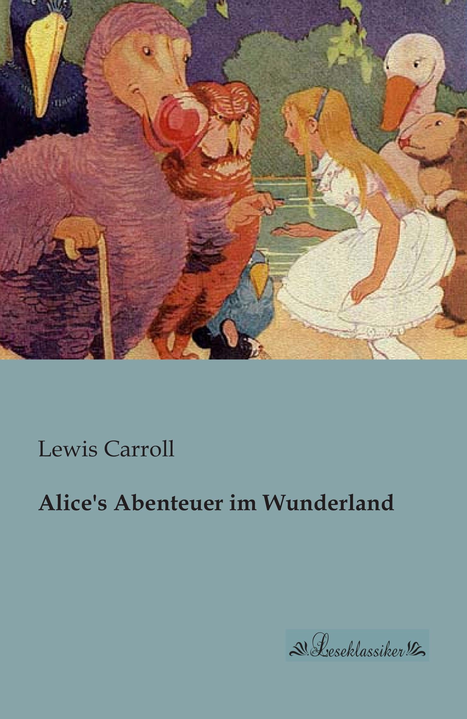Vorderes Coverbild Alice's Abenteuer im Wunderland