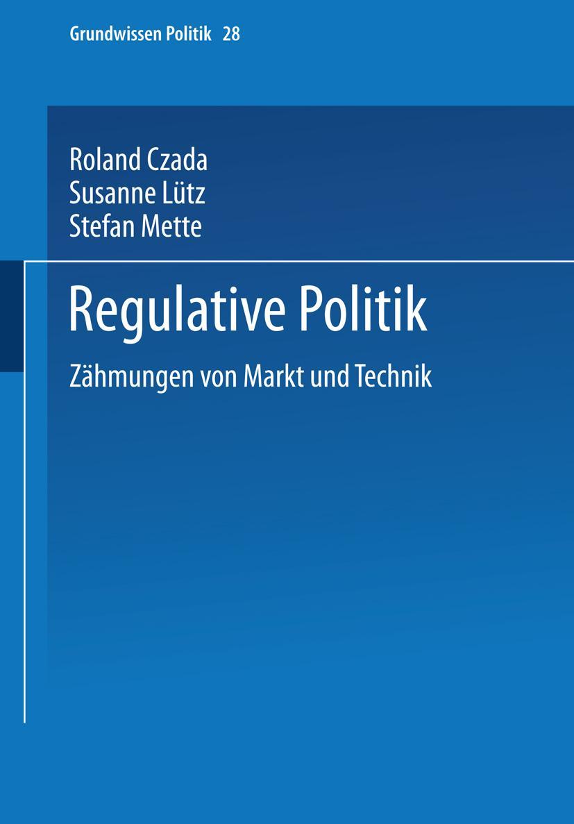 Vorderes Coverbild Regulative Politik