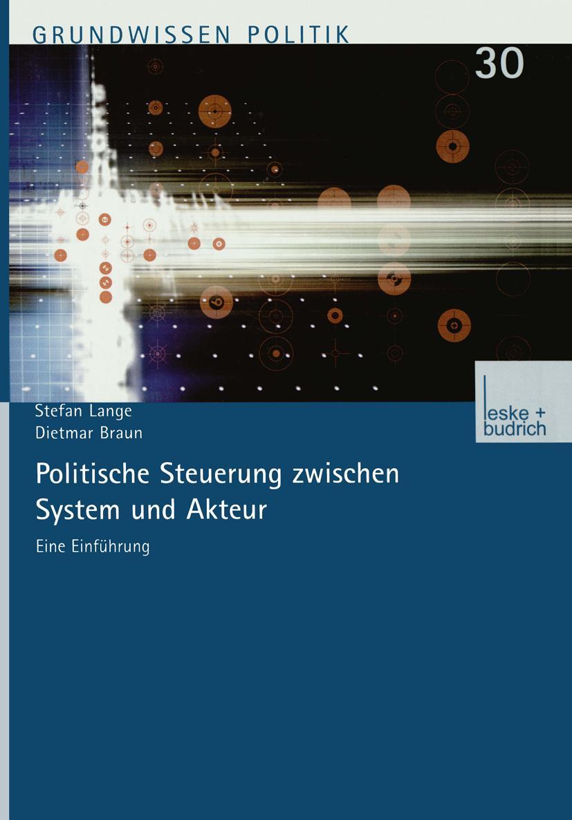 Vorderes Coverbild Politische Steuerung zwischen System und Akteur