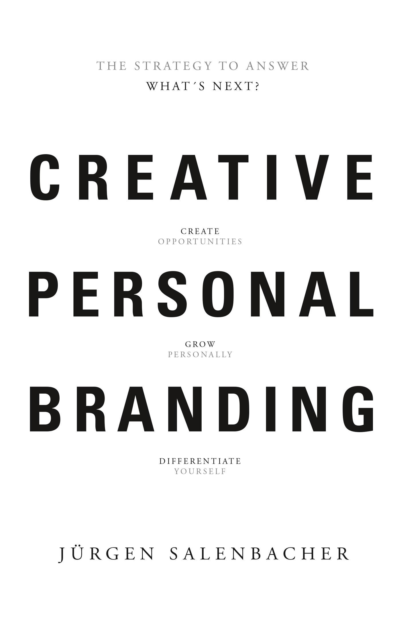 Vorderes Coverbild Creative Personal Branding