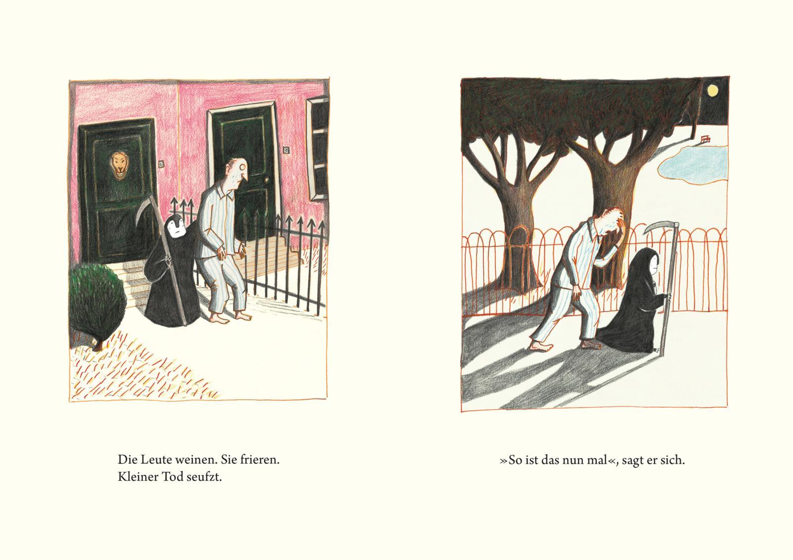 Beispielinhalt (Bild) Der Besuch vom kleinen Tod