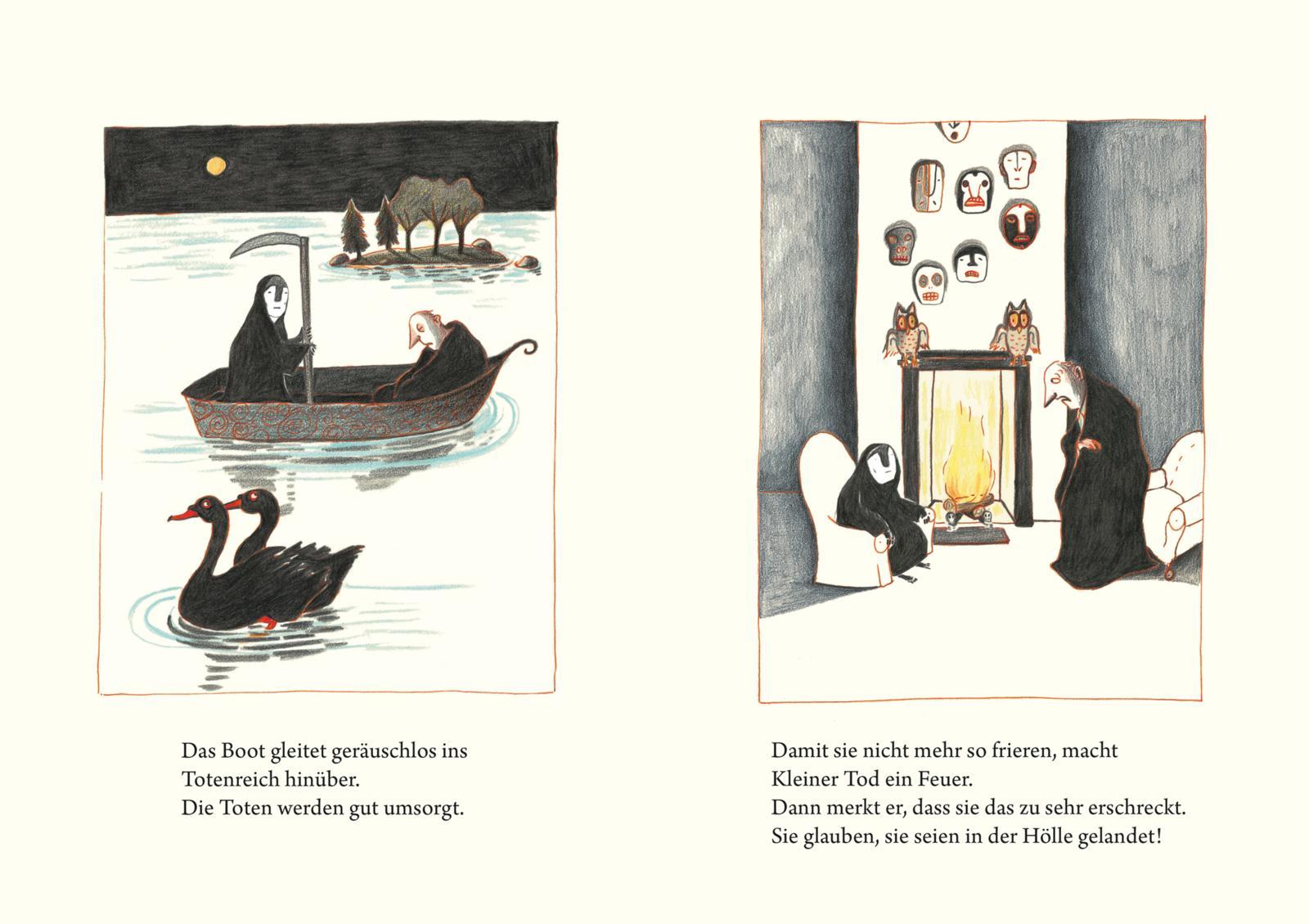 Beispielinhalt (Bild) Der Besuch vom kleinen Tod