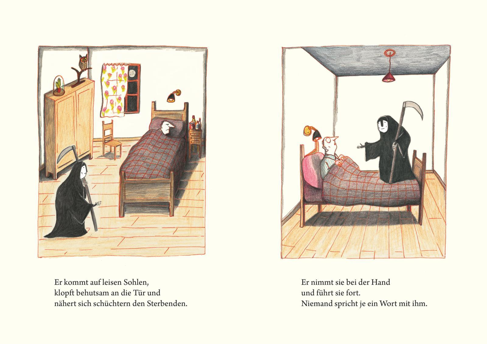 Beispielinhalt (Bild) Der Besuch vom kleinen Tod