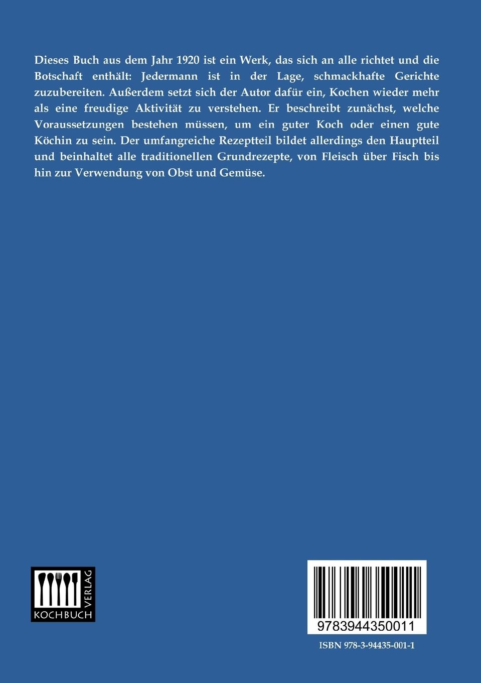Rückseitencover Das Kochbuch für alle