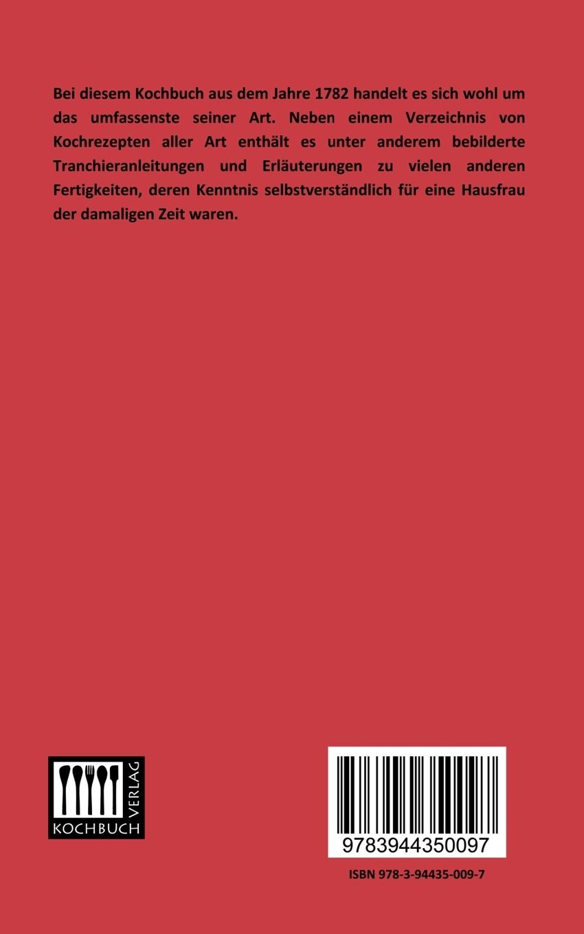 Rückseitencover Neues wohl eingerichtetes Kochbuch