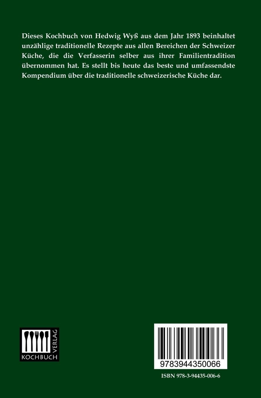 Rückseitencover Berner Kochbuch