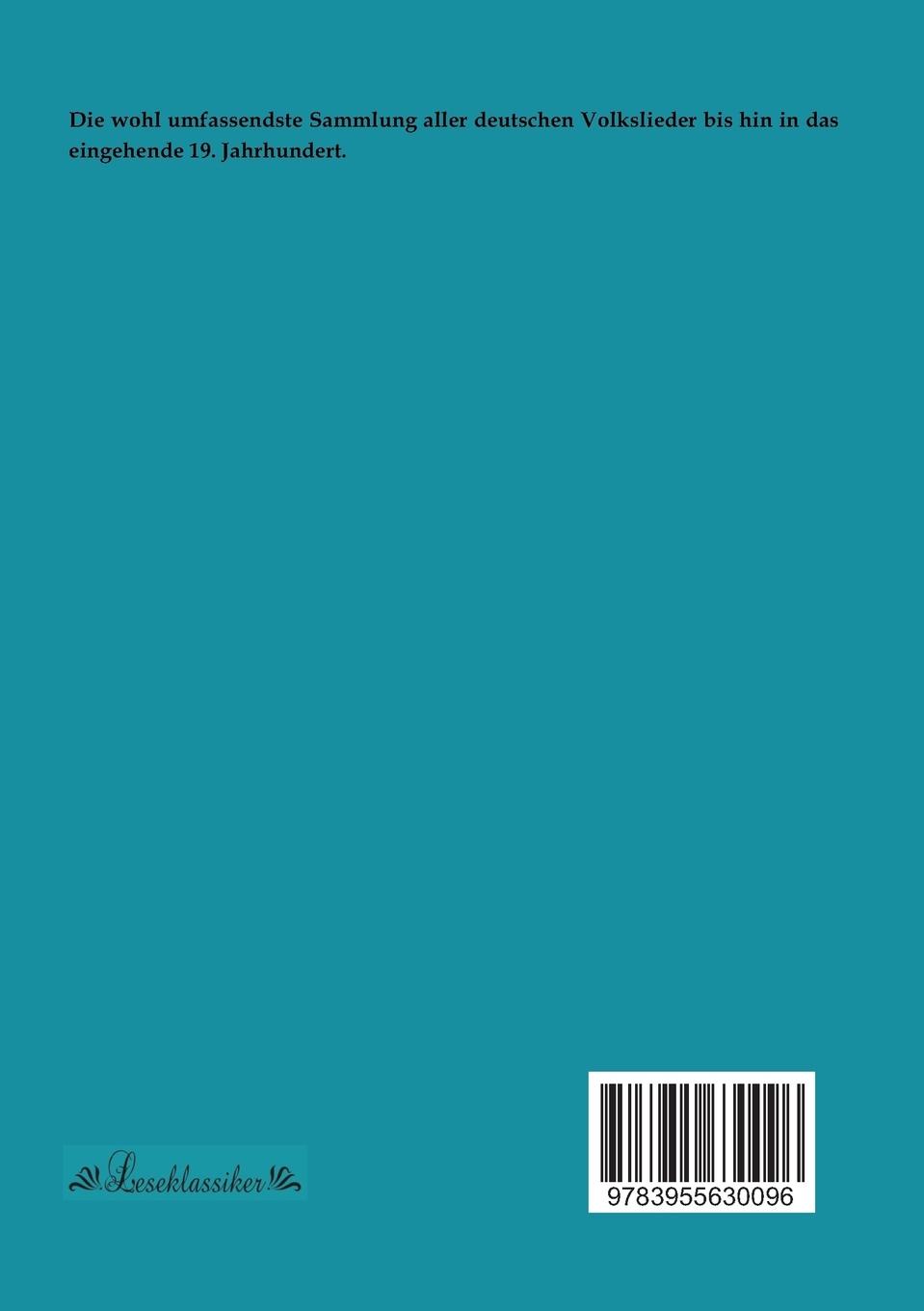 Rückseitencover Alle deutschen Volkslieder