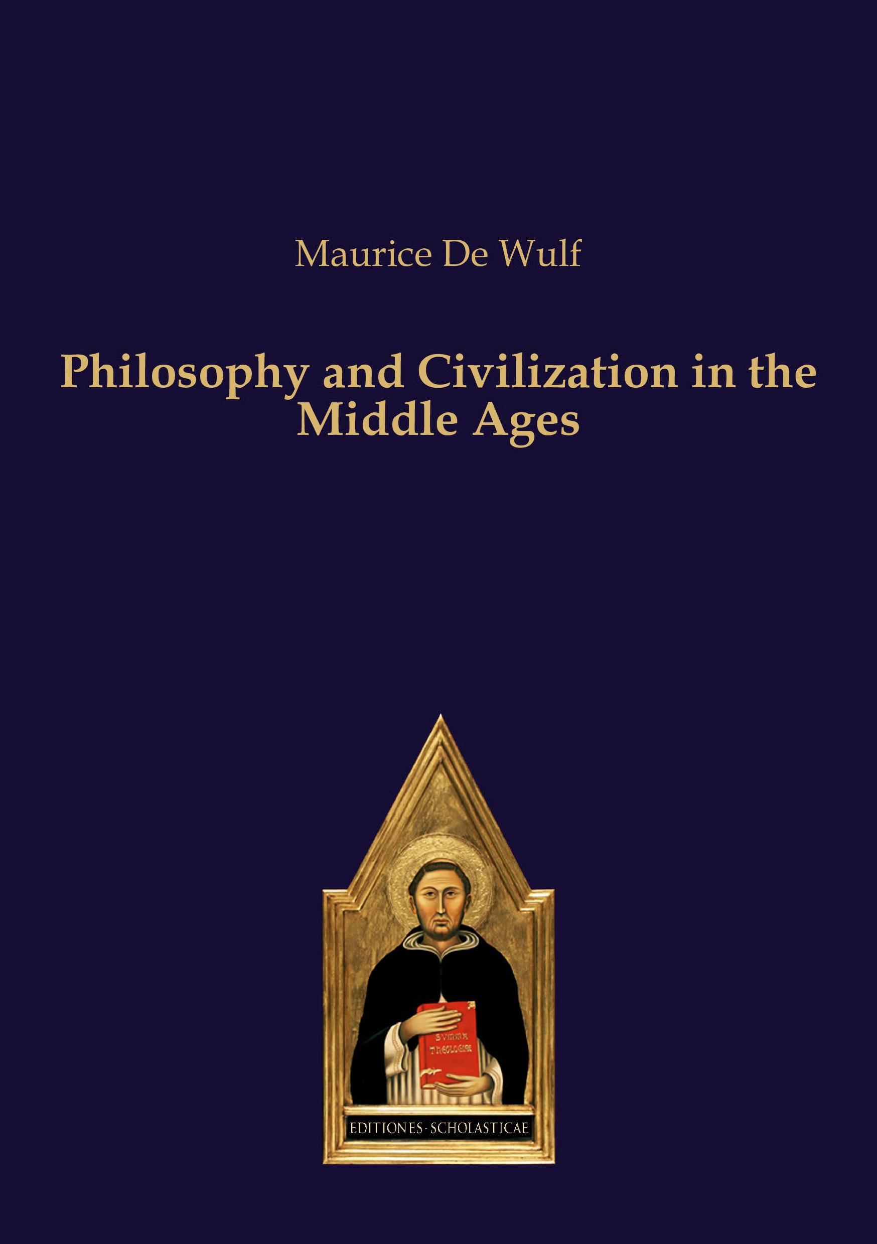 Vorderes Coverbild Philosophy and Civilization in the Middle Ages
