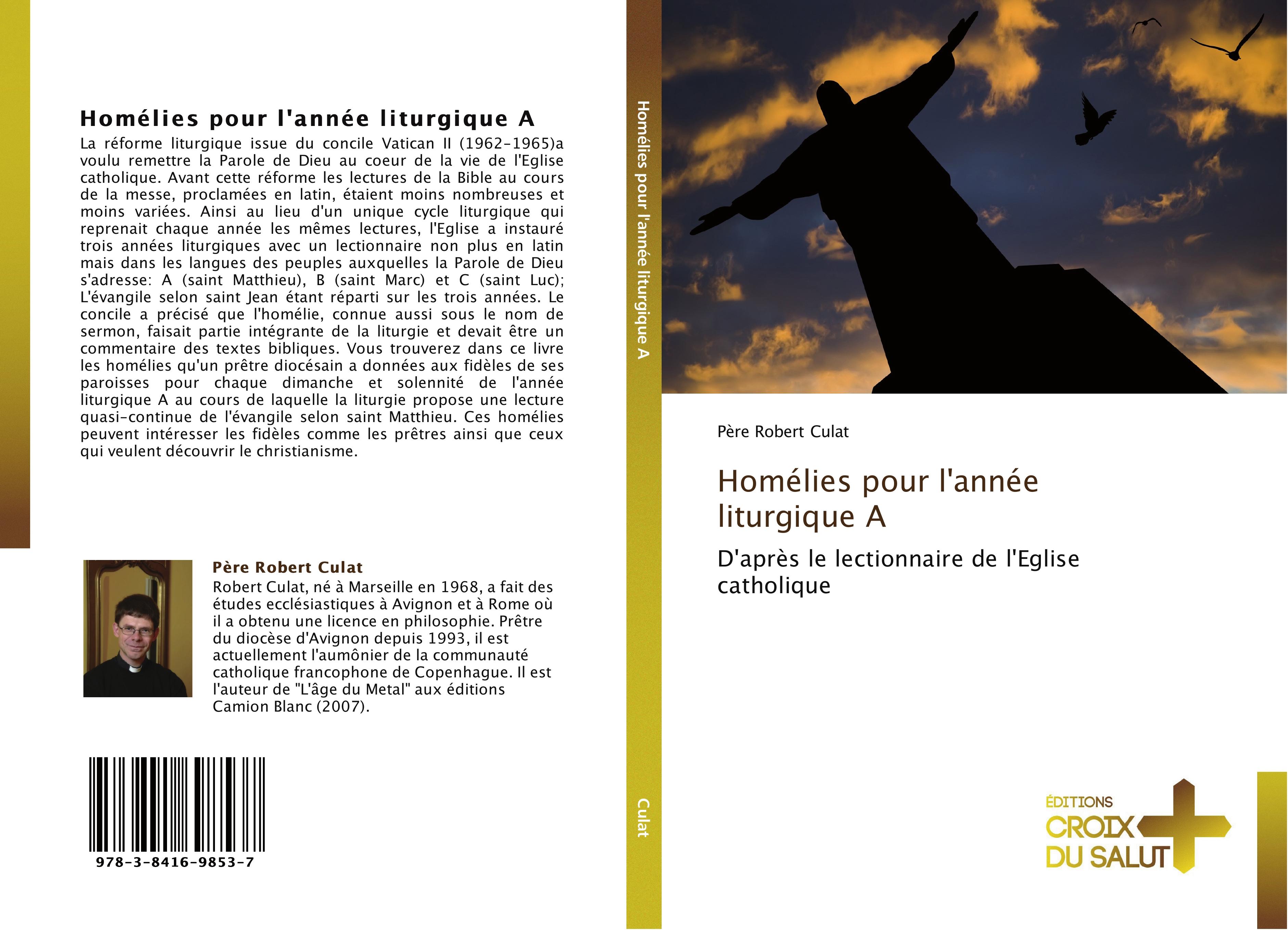 Vorderes Coverbild Homélies pour l'année liturgique A