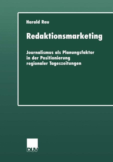 Vorderes Coverbild Redaktionsmarketing