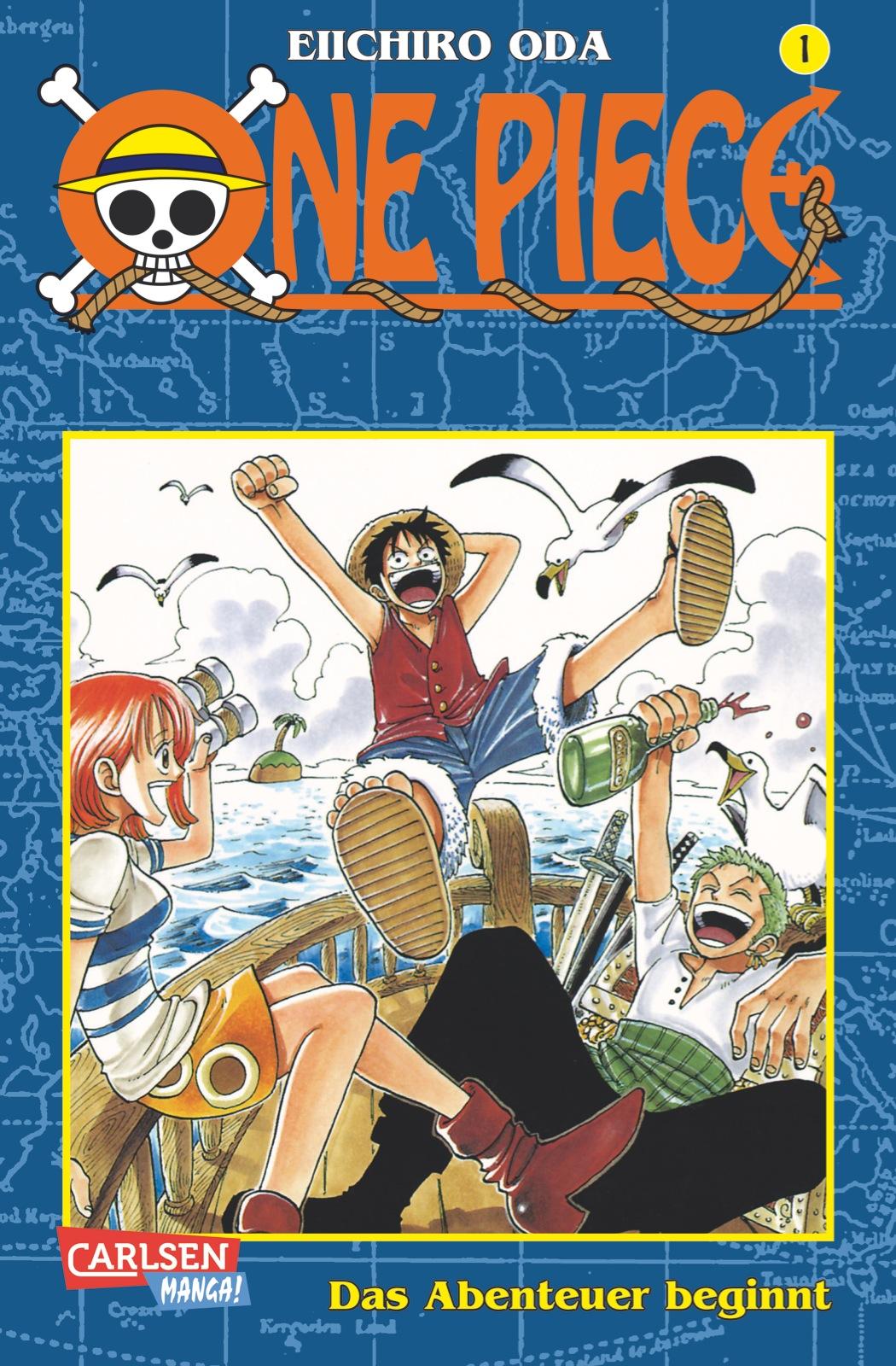 Vorderes Coverbild One Piece 01. Das Abenteuer beginnt