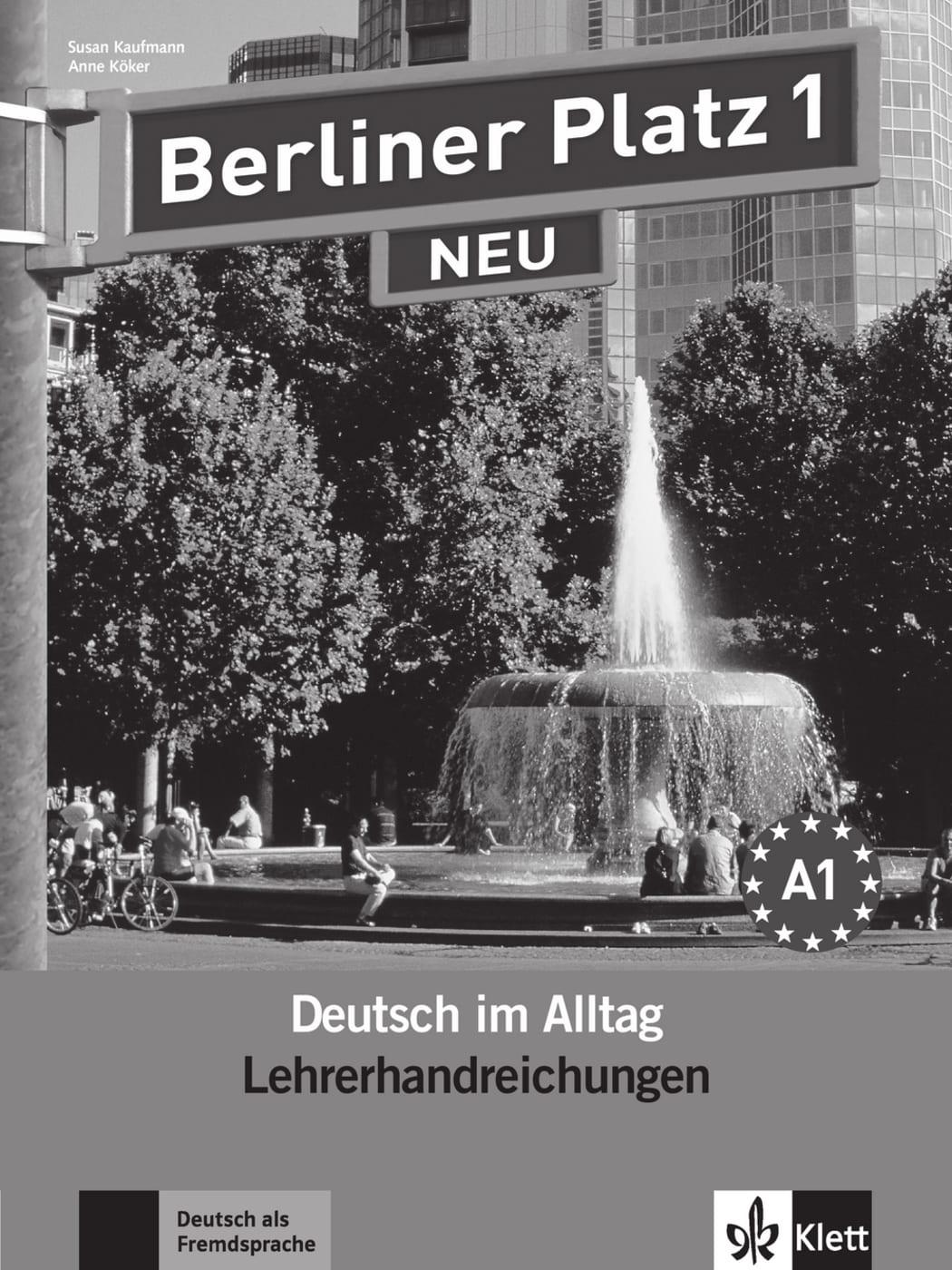 Vorderes Coverbild Berliner Platz 1 NEU - Lehrerhandreichungen 1